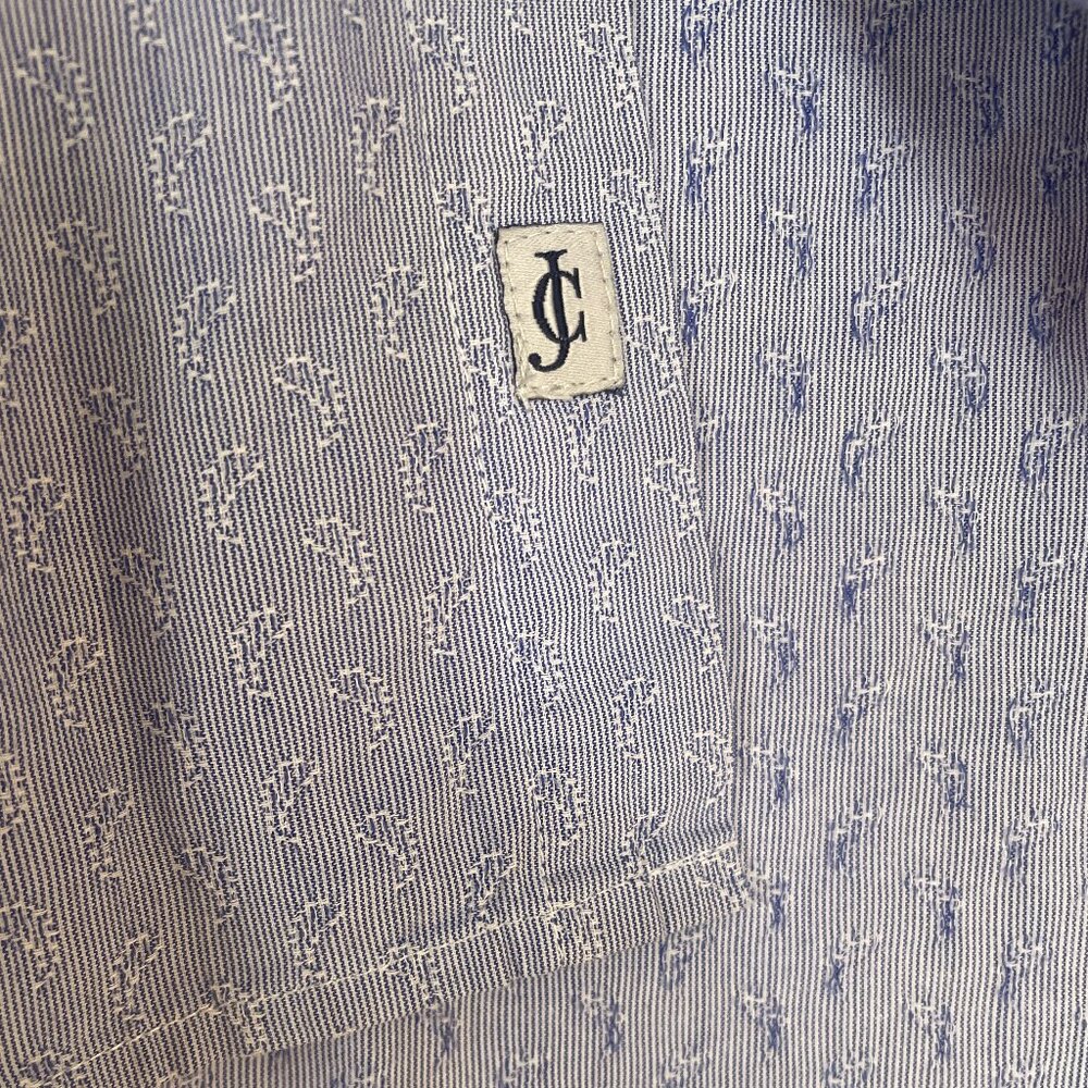 James Campbell Light Blue Paisley Button‑Up – XL, Like New - Picture 5 of 5